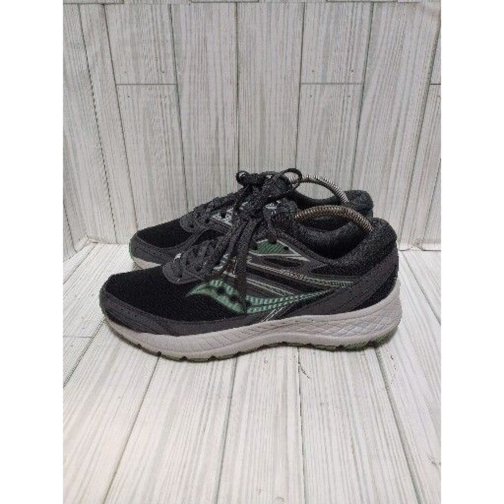 Saucony Cohesion 13 Running Shoes Grey Teal Womens US Size 9.5